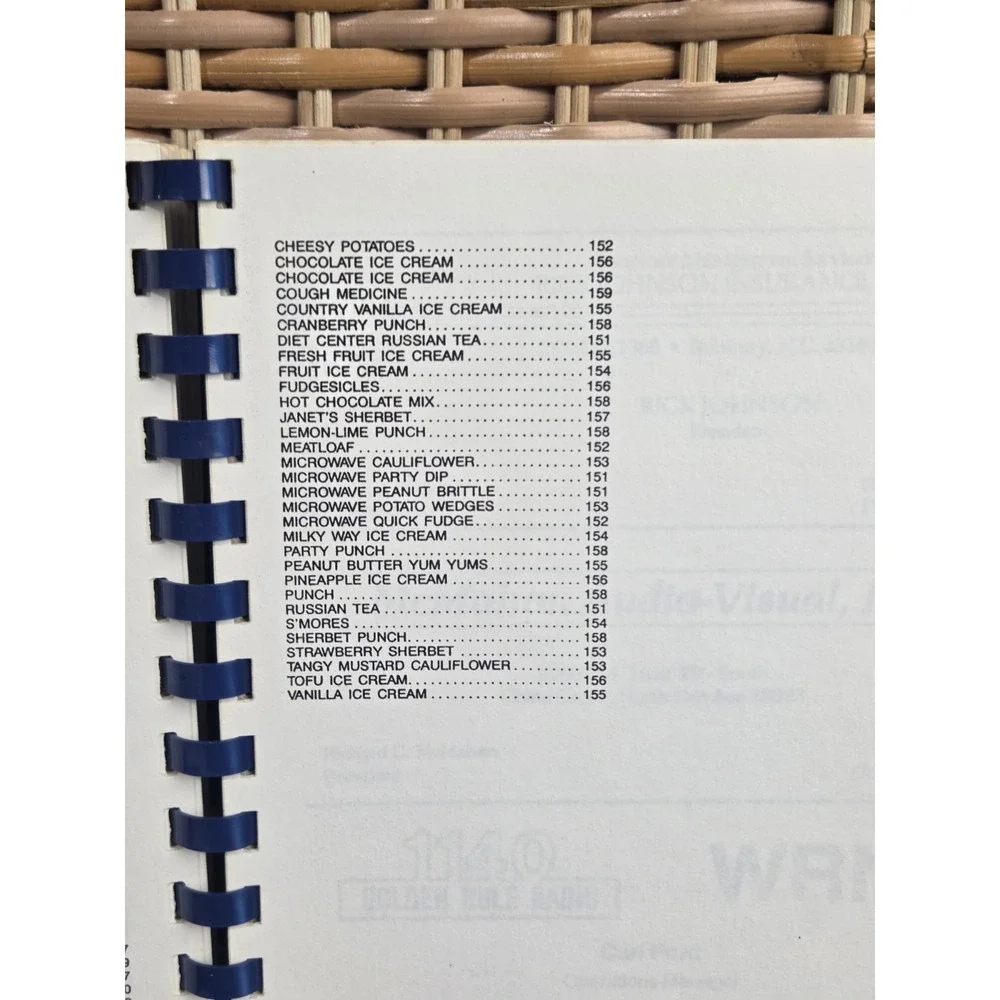 New‎ Hope Ladies Fellowship Cookbook 1990 Salisbury, NC ?